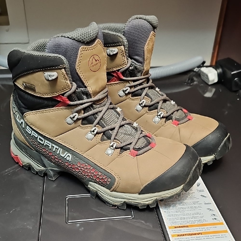 La Sportiva Women's Tan and Black Hiking Boots